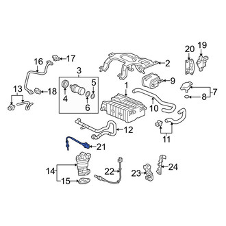 Acura OE - Rear Left Oxygen Sensor
