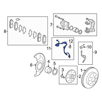 Acura OE - Front Left ABS Wheel Speed Sensor