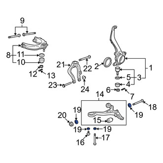 Acura OE - Lower Suspension Control Arm Washer