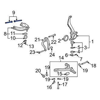 Acura OE - Upper Suspension Control Arm Bolt