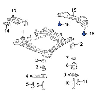 Acura OE - Frame Crossmember Bolt