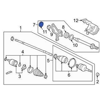 Acura OE - CV Intermediate Shaft Seal