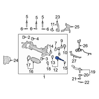 Acura OE - Right Outer Steering Tie Rod End