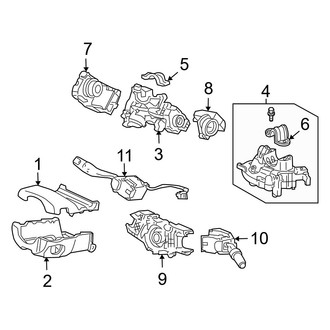 Acura OE - Steering Column - Shroud, Switches & Levers