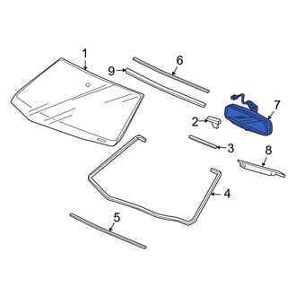 Acura OE - Front Interior Rear View Mirror