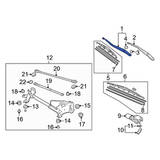 Acura OE - Left Wiper Arm