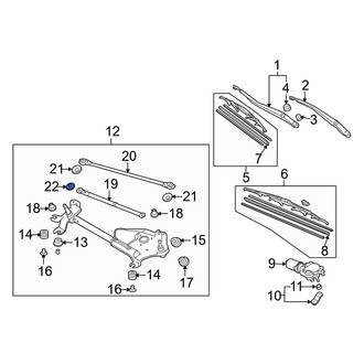Acura OE - Wiper Linkage Seal