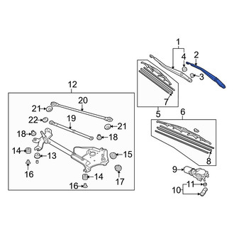Acura OE - Left Wiper Arm