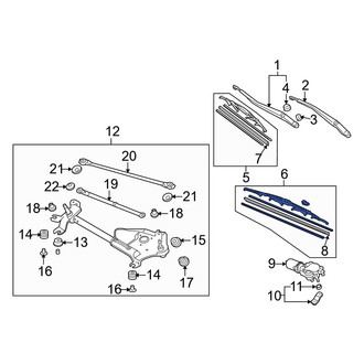 Acura OE - Left Wiper Blade