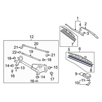 Acura OE - Right Wiper Blade Refill