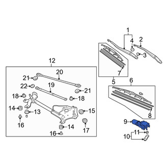 Acura OE - Wiper Motor