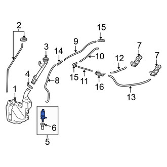 Acura OE - Windshield Washer Pump