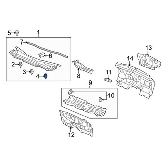 Acura OE - Cowl Cover Clip
