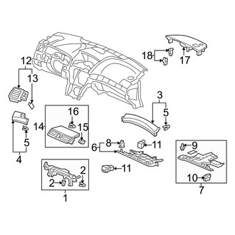 Acura OE - Instrument Panel Components