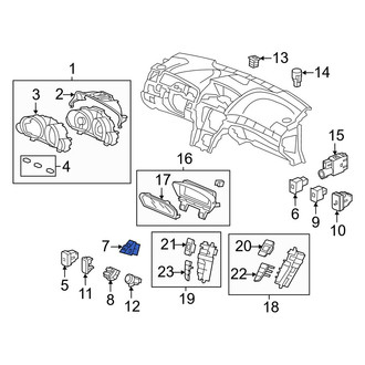 Acura OE - Hazard Warning Switch