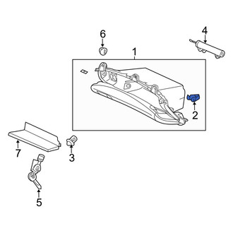 Acura OE - Glove Box Clip