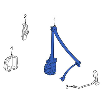 Acura OE - Front Left Seat Belt Lap and Shoulder Belt