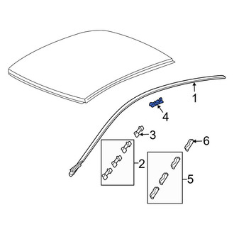 Acura OE - Roof Drip Molding Clip