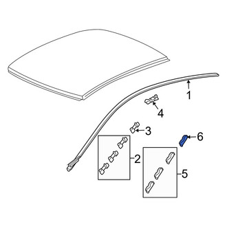 Acura OE - Roof Drip Molding Clip