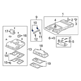 Acura OE - Interior Grab Bar Clip