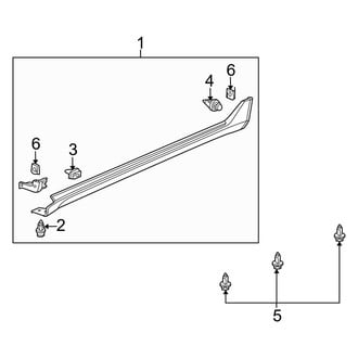 Acura OE - Pillars, Rocker & Floor - Exterior Trim