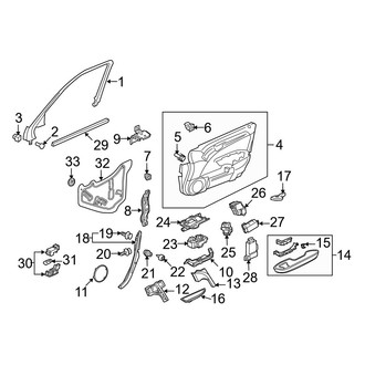 Acura OE - Front Door - Interior Trim