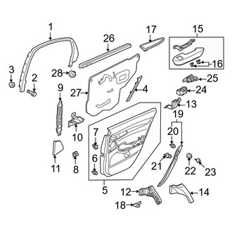 Acura OE - Rear Door - Interior Trim