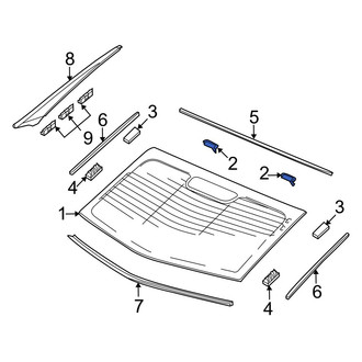 Acura OE - Windshield Clip