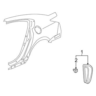 Acura OE - Quarter Panel - Exterior Trim