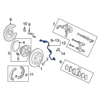Acura OE - Front Left ABS Wheel Speed Sensor