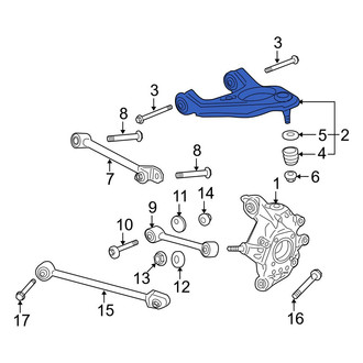 Acura OE - Front Left Upper Suspension Control Arm