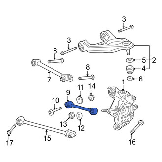 Acura OE - Rear Left Upper Forward Suspension Control Arm
