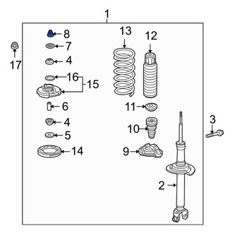 Acura OE - Suspension Shock Absorber Nut