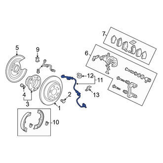 Acura OE - Front Left ABS Wheel Speed Sensor