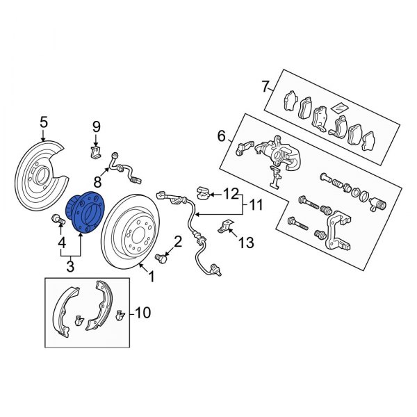 Wheel Bearing and Hub Assembly