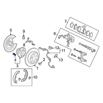 Acura OE - Rear Wheel Lug Stud