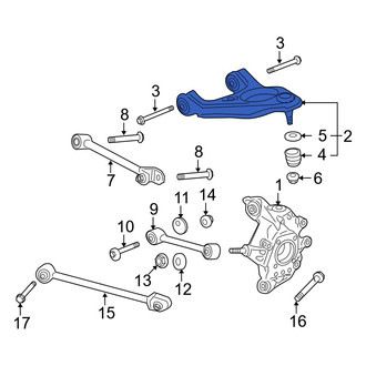 Acura OE - Rear Right Upper Rearward Suspension Control Arm