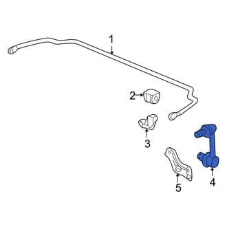 Acura OE - Rear Left Suspension Stabilizer Bar Link