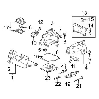 Acura OE - Rear Body & Floor - Interior Trim (Trunk Compartment)