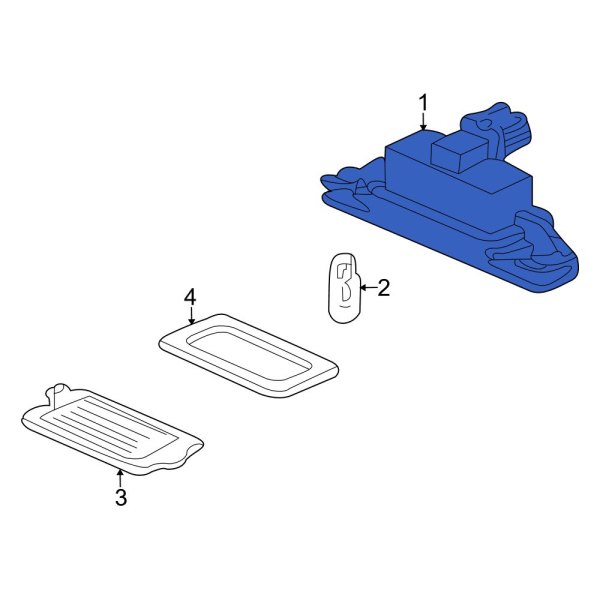 License Plate Light Lens