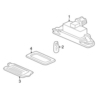 Acura OE - Rear Lamps - License Lamps