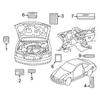 Acura OE - Information Labels - Labels