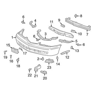 Acura OE - Front Bumper - Bumper & Components