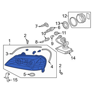 Acura OE - Front Left Headlight