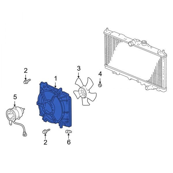 Engine Cooling Fan Shroud