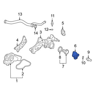 Acura OE - Engine Coolant Thermostat Housing