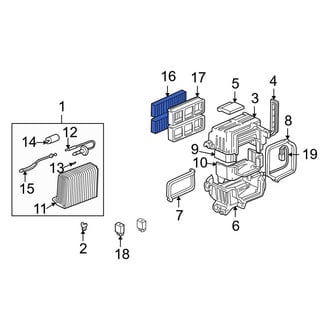 Acura OE - Cabin Air Filter Cover