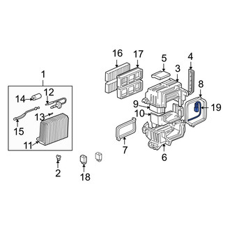 Acura OE - A/C Evaporator Temperature Sensor