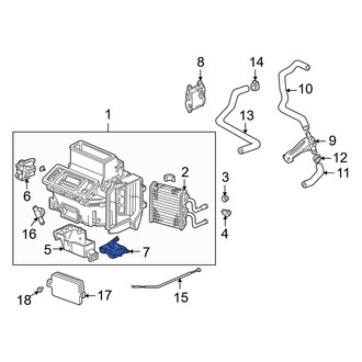 Acura OE - HVAC Air Adjustment Control Motor
