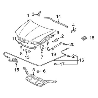 Acura OE - Hood & Grille - Hood & Components